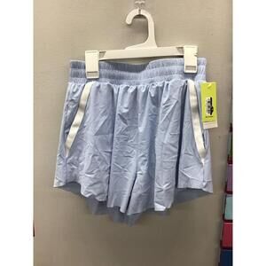 Girls all in motion woven high rise shorts size XS blue new from target